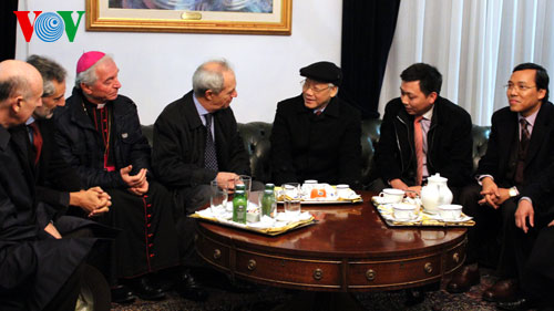 ภารกิจของท่านเหงวียนฟู้จ่องเลขาธิการใหญ่พรรคของเวียดนามในอิตาลี่